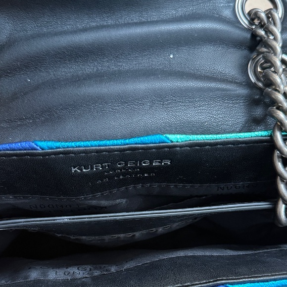 Kurt Geiger Kensington Purse Multicolor Chain Strap Women's Bag - Picture 4 of 7